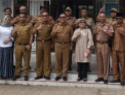 Kepala Desa Panggung Jaya Sambut Kedatangan Plh Bupati Mesuji