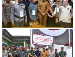 Ketua DPRD Provinsi Lampung Monitoring Pelaksanaan Pemungutan Suara Ulang Pilkada Kabupaten Pesawaran Bersama Gubernur Lampung