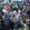 Bupati Lampung Tengah dr. Ardito Wijaya M.K.M Gelar Gerakan Bersih Sampah Plastik